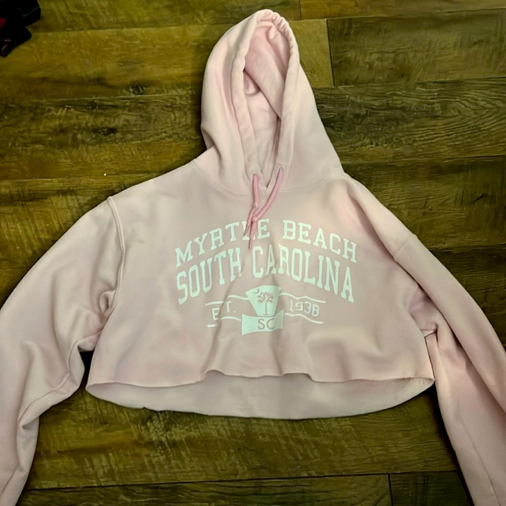 Myrtle beach cropped hoodie, S/M